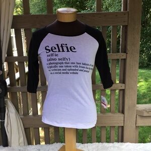 REBELLIOUS One NWT Selfie tee size XS